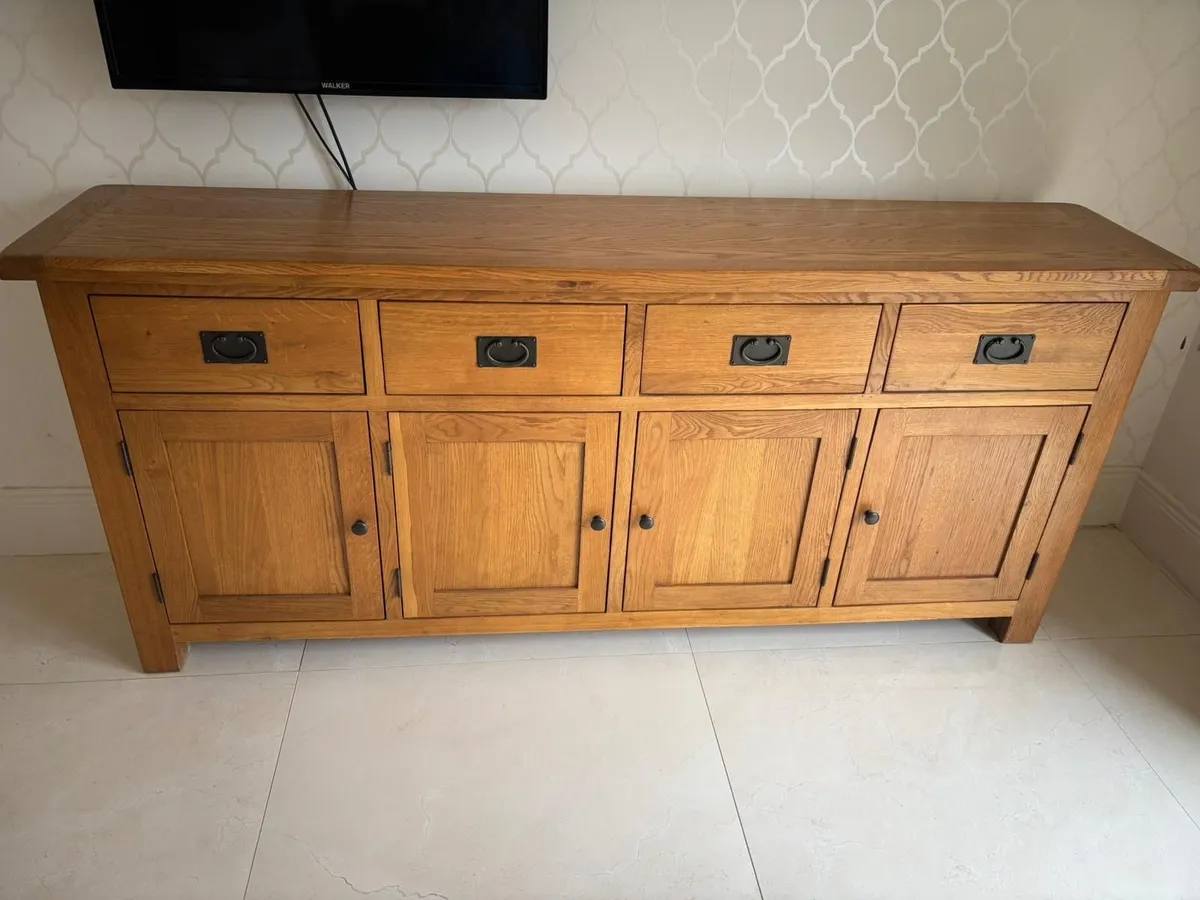 Wooden chest to dining room with drawers - Image 1