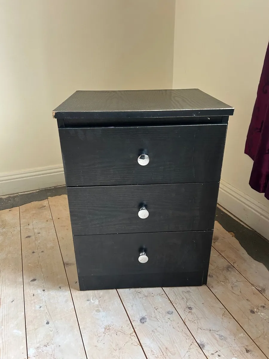 Bedroom Furniture Set - wardrobe, drawers, locker - Image 3