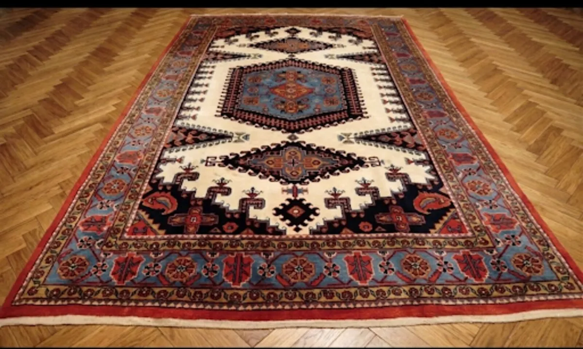 Art Deco Perser Wiss 11ft x 10ft Rug Carpet - Image 3