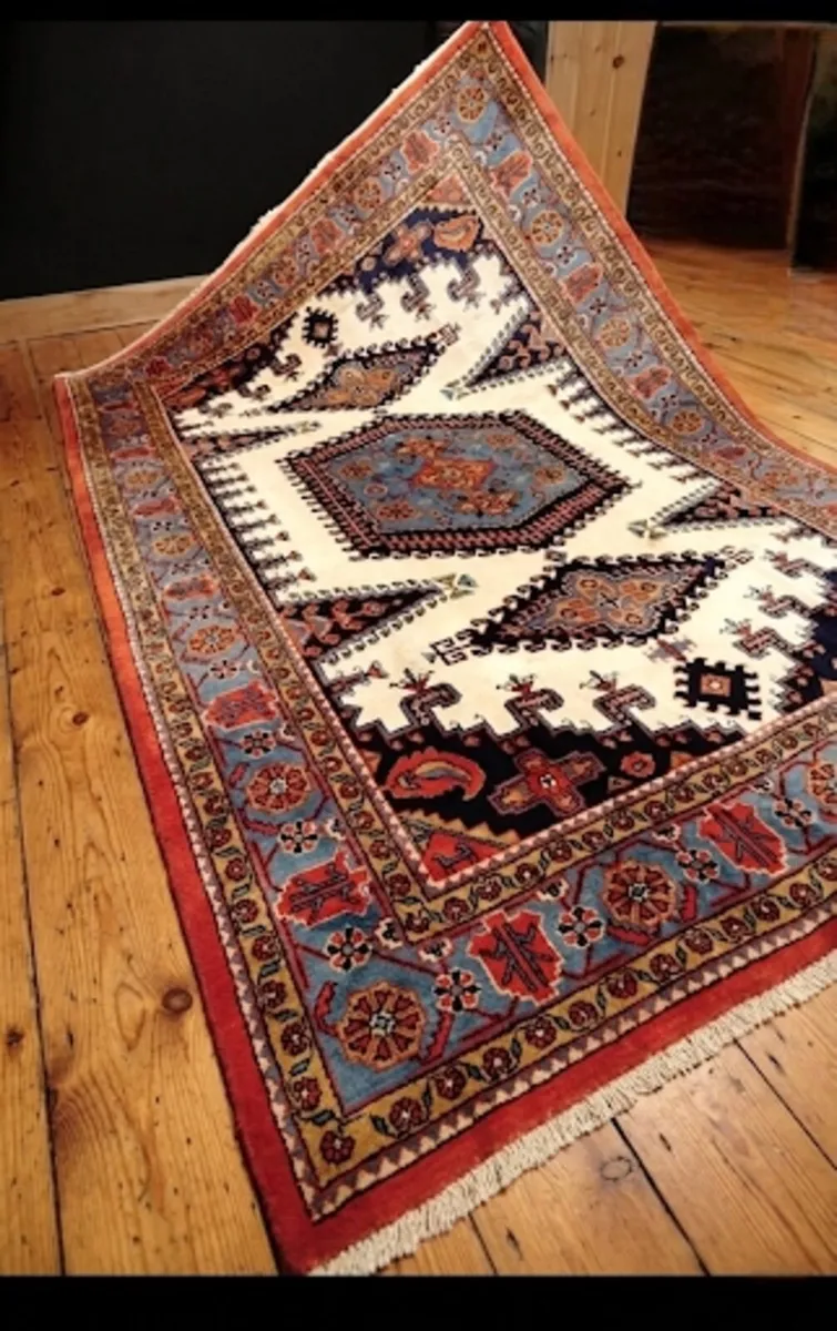 Art Deco Perser Wiss 11ft x 10ft Rug Carpet - Image 1
