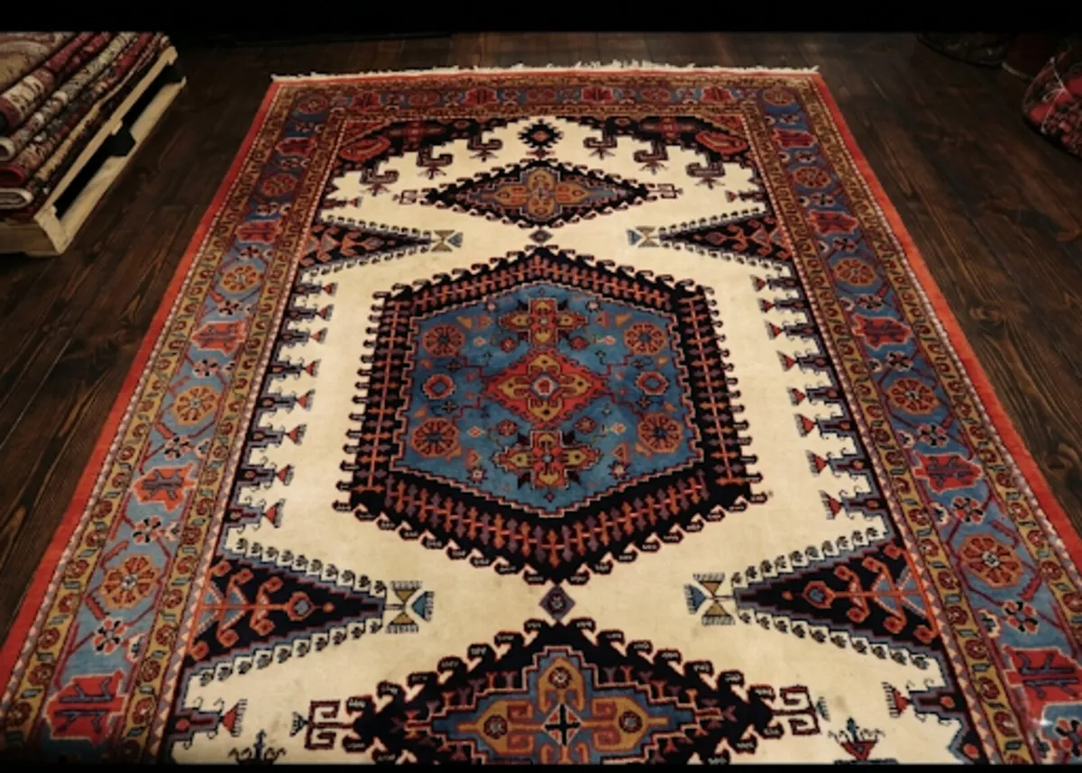 Art Deco Perser Wiss 11ft x 10ft Rug Carpet - Image 4