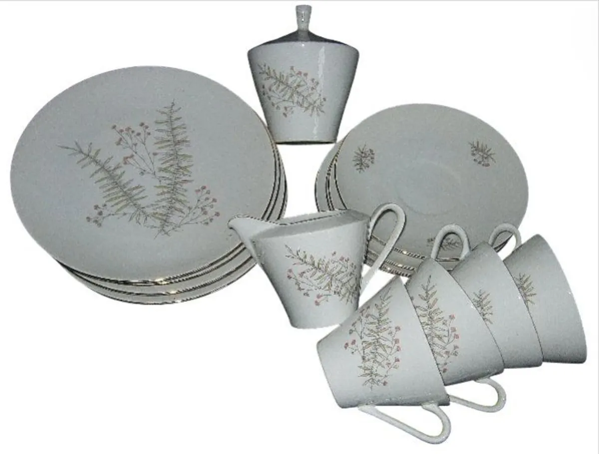 Vintage Porsgrund Norway "Snowtop" Porcelain Set - Image 2