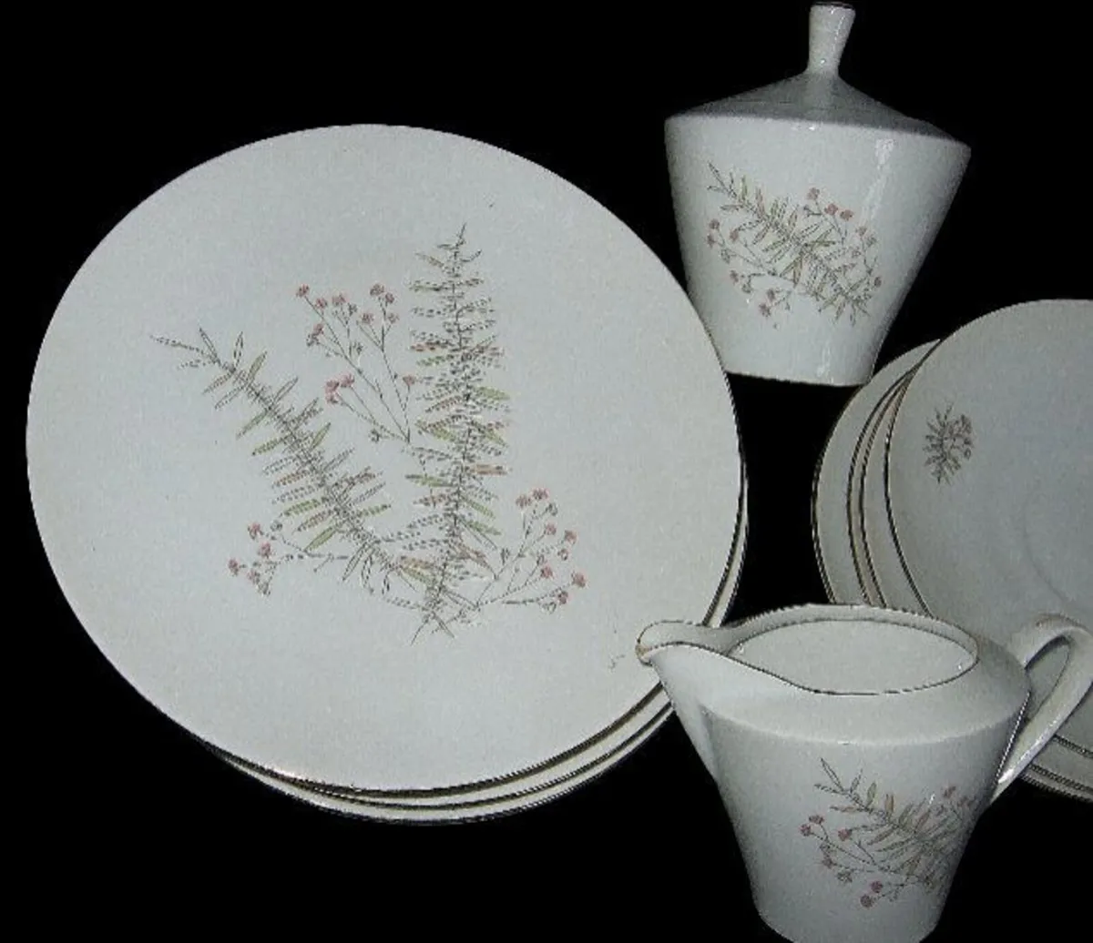 Vintage Porsgrund Norway "Snowtop" Porcelain Set - Image 3