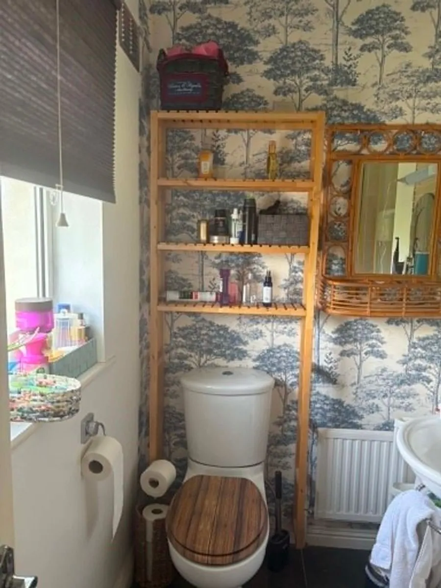 Ikea Over Toilet Storage - bathroom