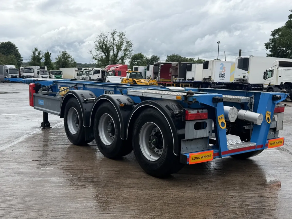 2023 D-TEC TANK CONTAINER SKELETAL TRAILER - Image 3