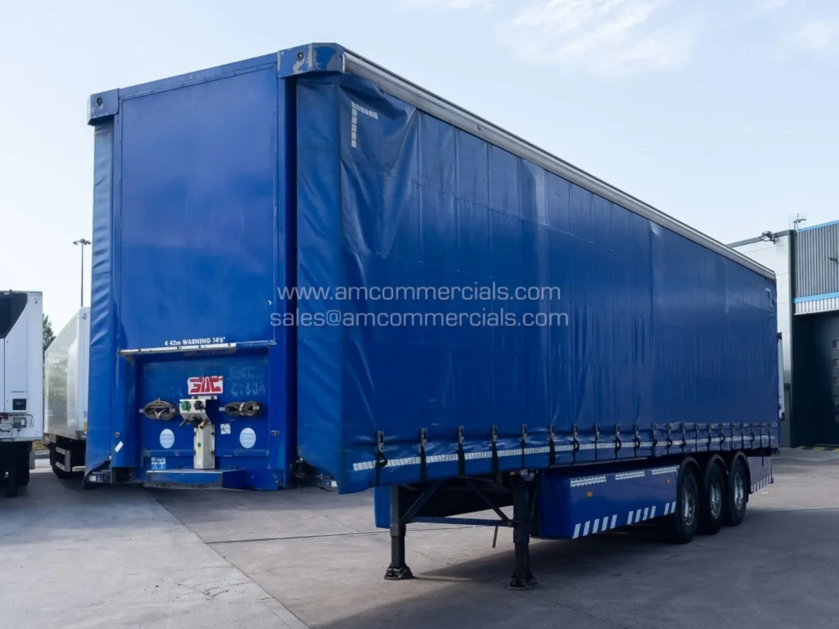 2017 SDC 4420MM CURTAINSIDE TRI AXLE TRAILER - Image 3