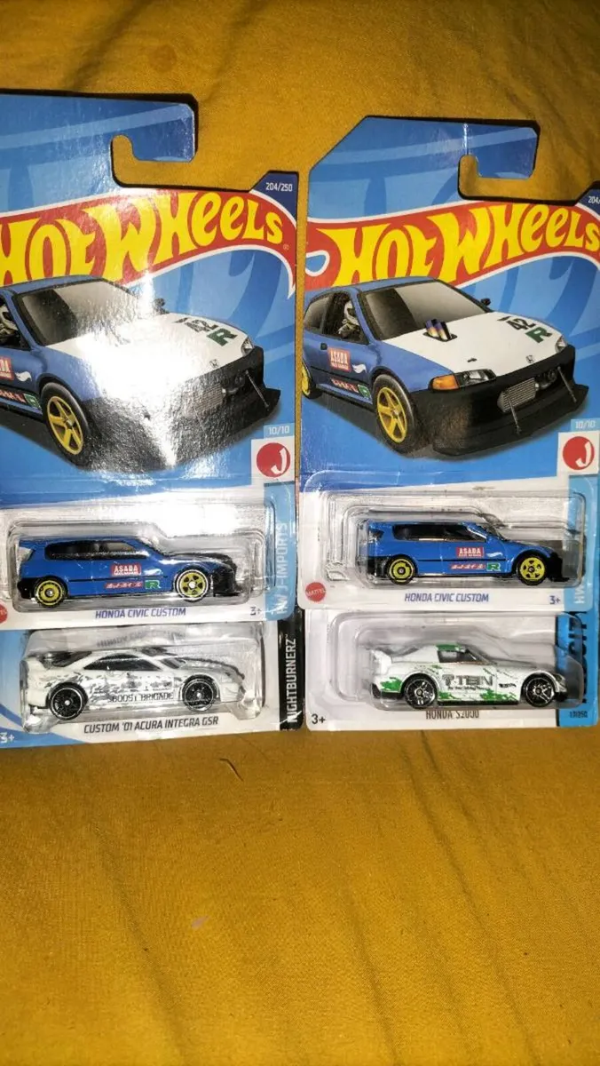 JOB LOT OF HONDA HOT WHEELS