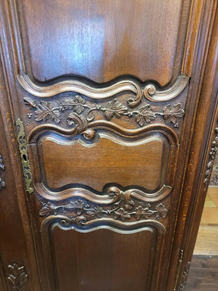 French 19th century Oak wardrobe 170/230/60 cm. - Image 3