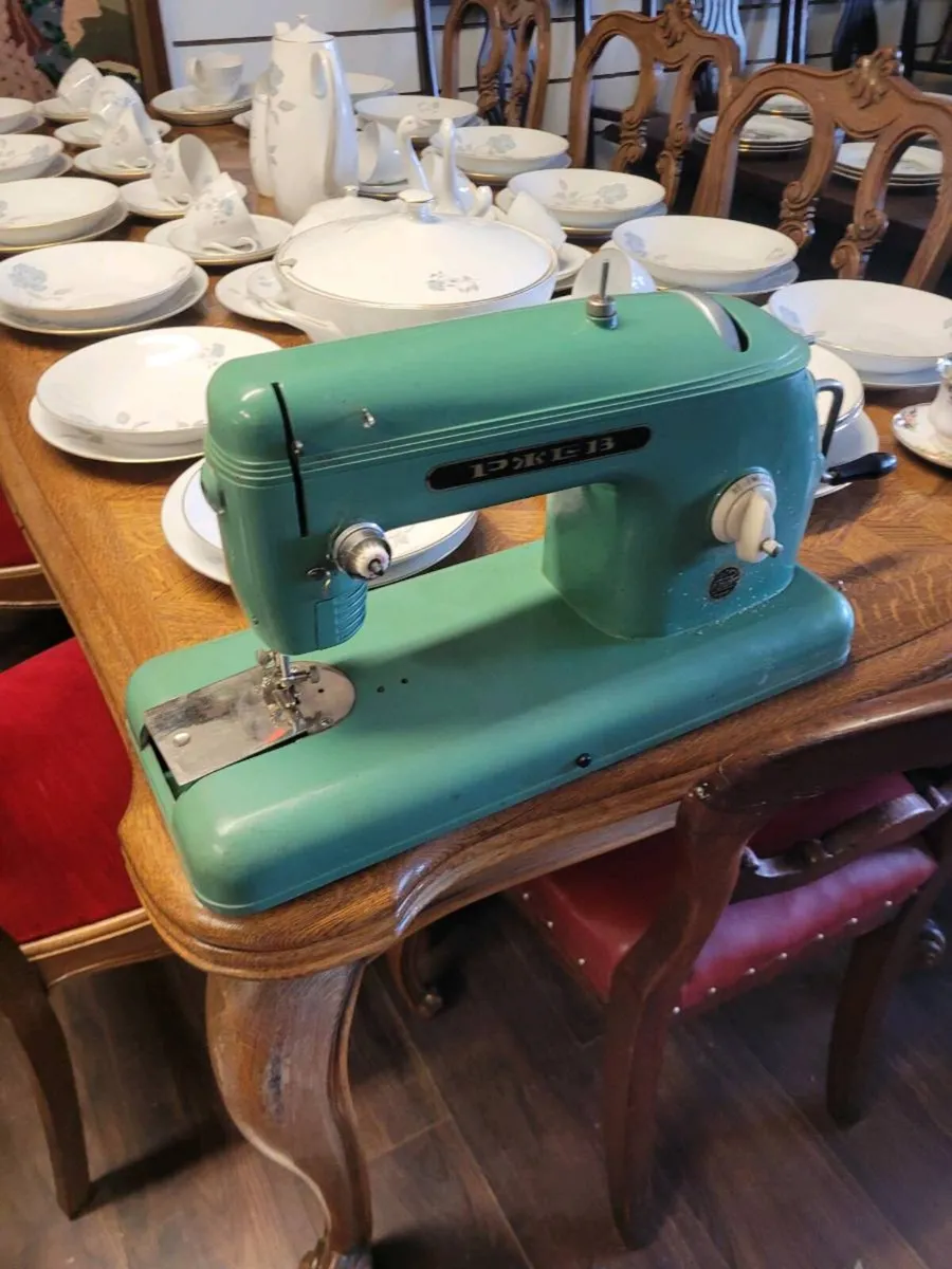 Vintage sewing machine.USSR .CIRCA 1950-60