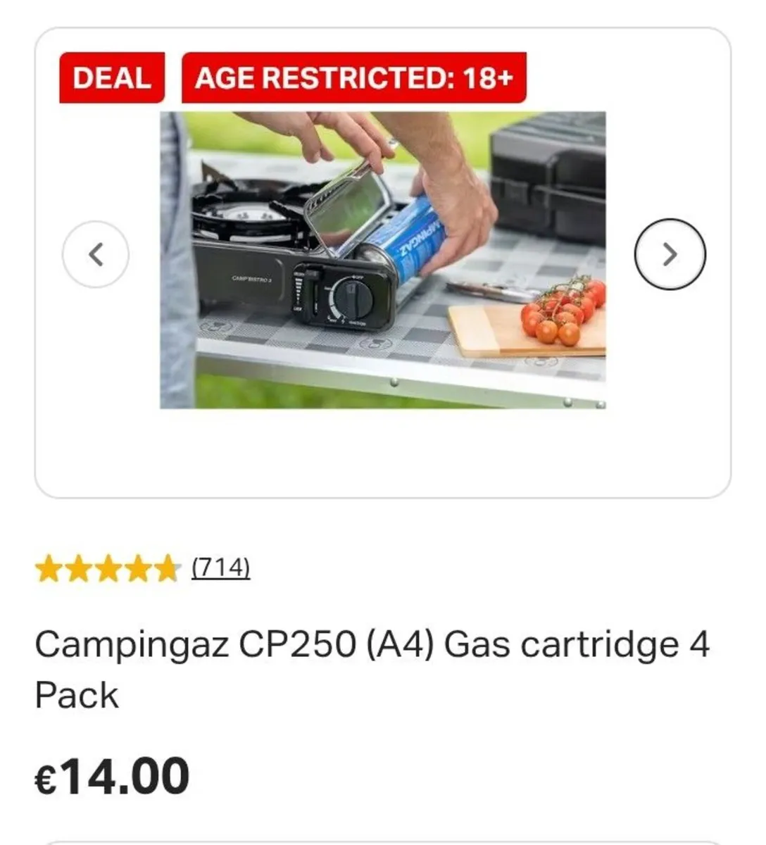 Brand New Campingaz Cartridges Cilynders 6pack - Image 4