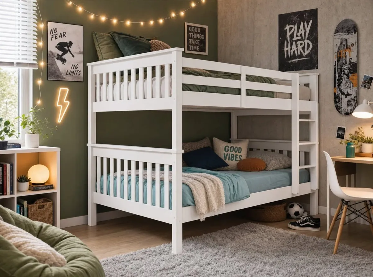 SMALL DOUBLE BUNK BEDS - Image 1