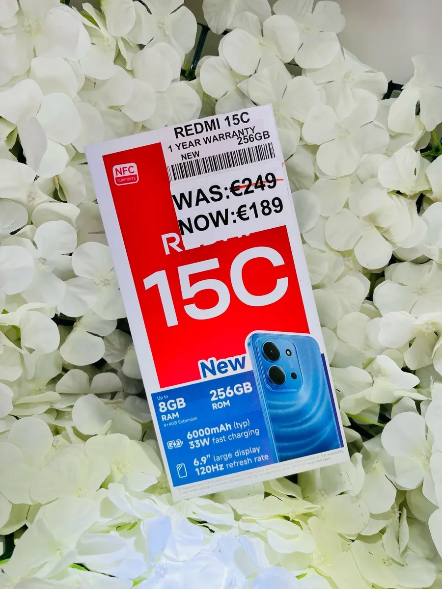 🔥redmi 15C 256GB new 1Year WTY🔥😎 - Image 1