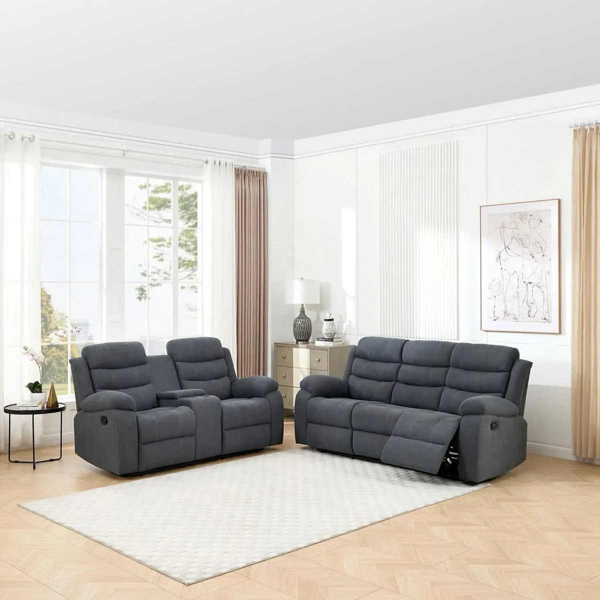 🛋️ New Wahaj 3+2 Sofa Set – Premium Qualit - Image 4