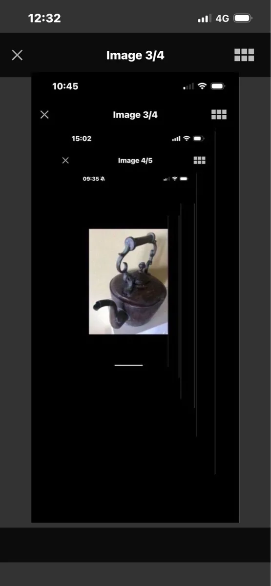 Large Antique Brass & Copper kettle - Image 2