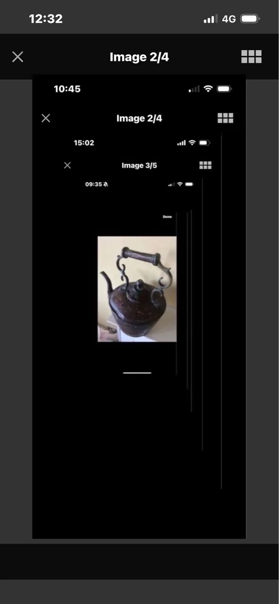 Large Antique Brass & Copper kettle - Image 1