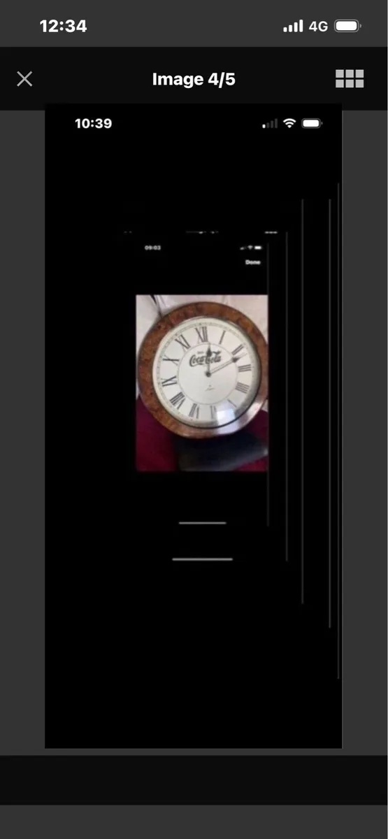 Art Deco Style Coca Cola Clock - Image 4