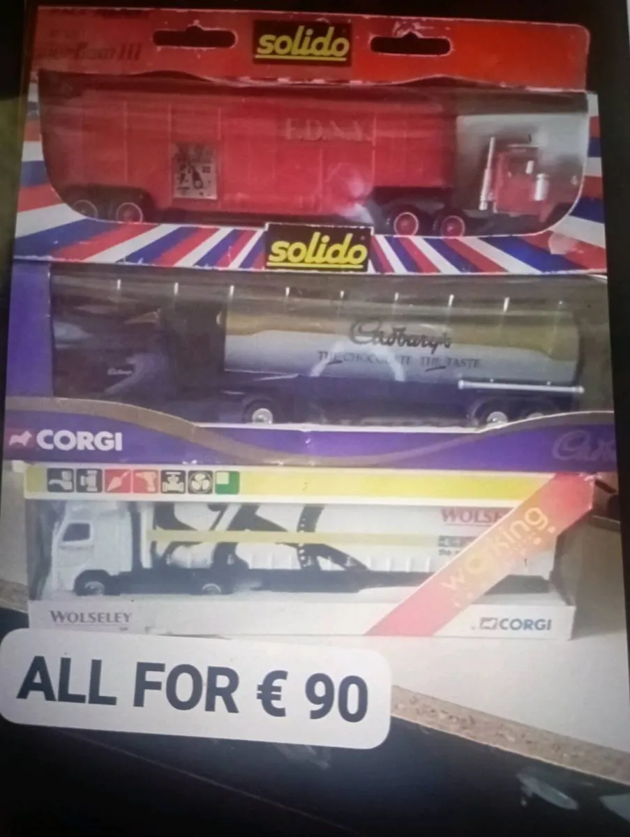 SOLIDO AND CORGI DIE-CAST MODLE TRUCK'S 1-50 SCALE - Image 1