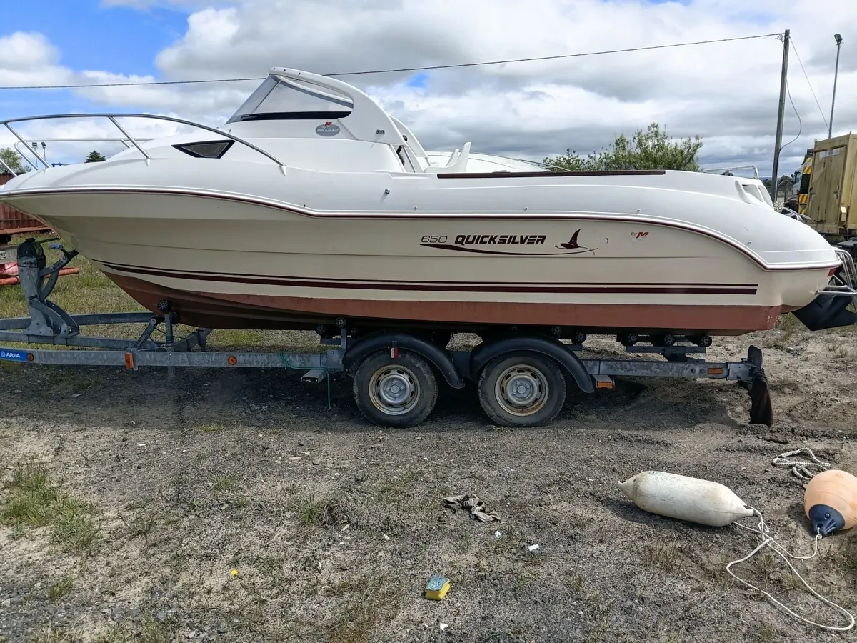 Quicksilver 650 Cruiser Boat with Trailer - Image 3