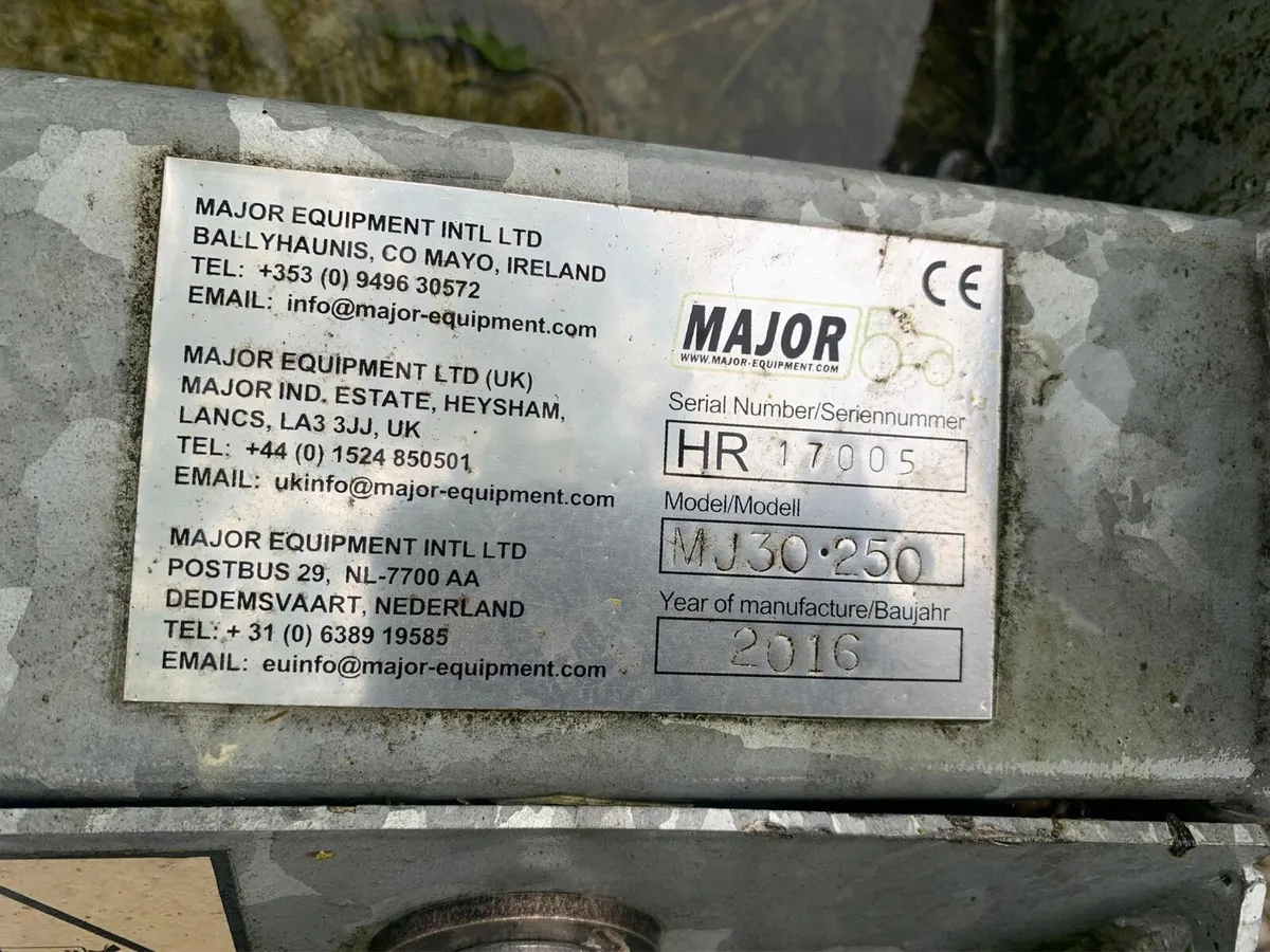 MAJOR CYCLONE MJ30-250 GRASS TOPPER - Image 3