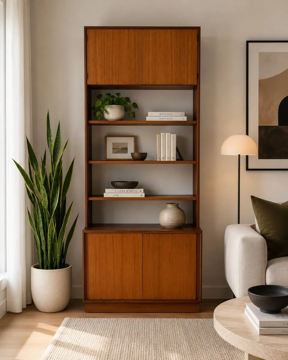 G plan teak mid century record player unit - Image 1