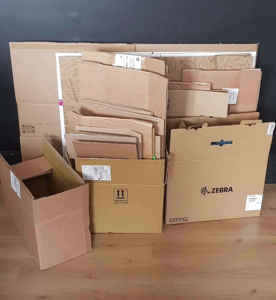Cardboard Boxes and Bubble Wrap - Home Moving Kit - Image 2