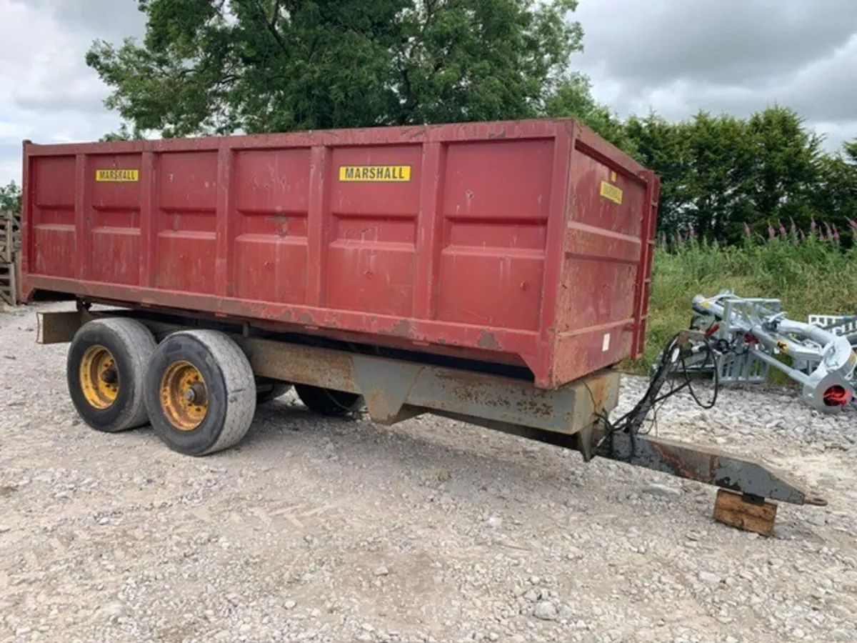 MARSHALL 18' X 8' GRAIN TRAILER - Image 1