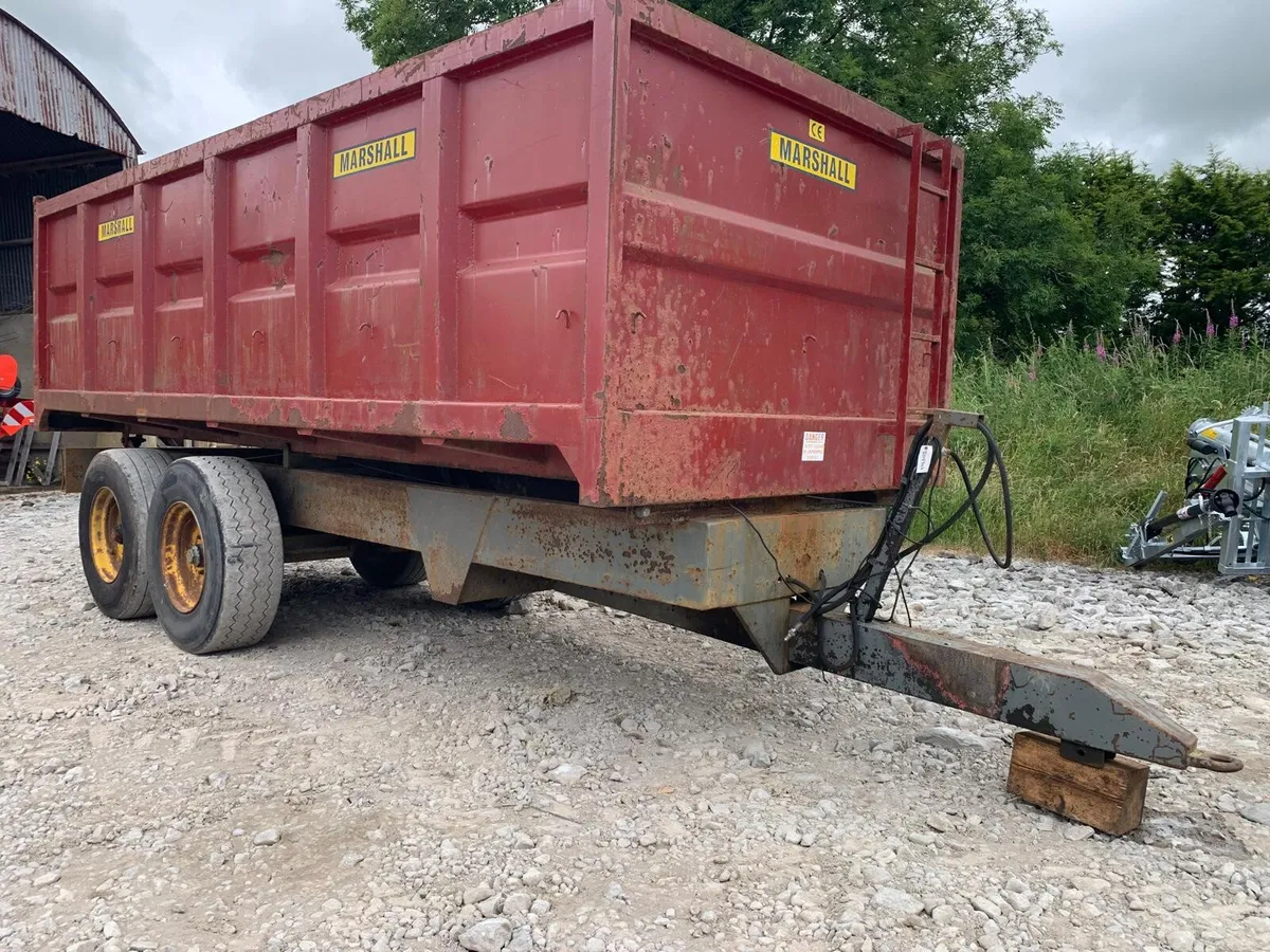 MARSHALL 18' X 8' GRAIN TRAILER - Image 2