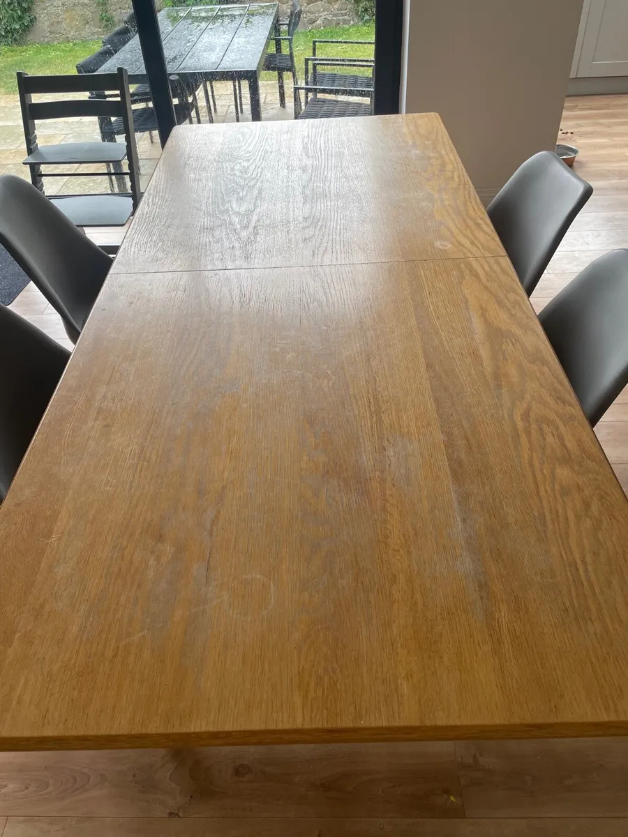 Solid oak table - Image 4