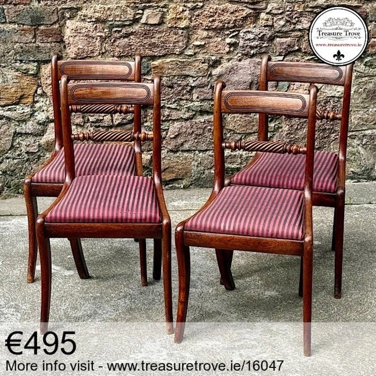 Vintage and Antique Sets of Dining Chairs - Image 4
