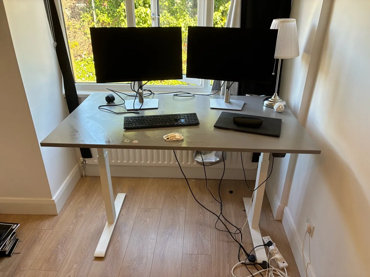 Sit stand desk home office - Image 2