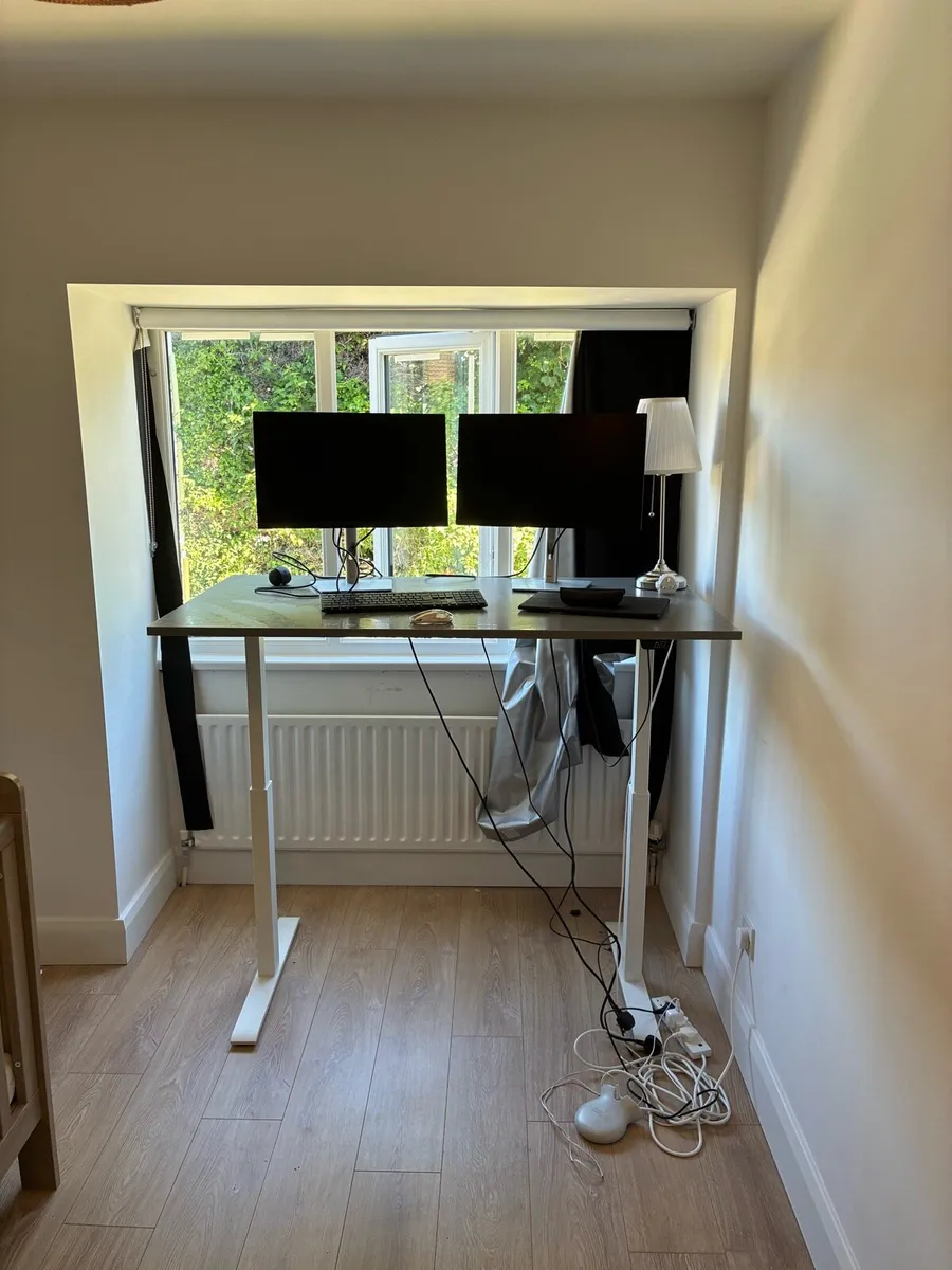 Sit stand desk home office - Image 3
