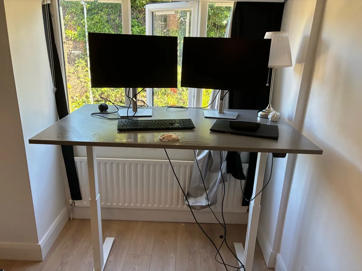 Sit stand desk home office - Image 1