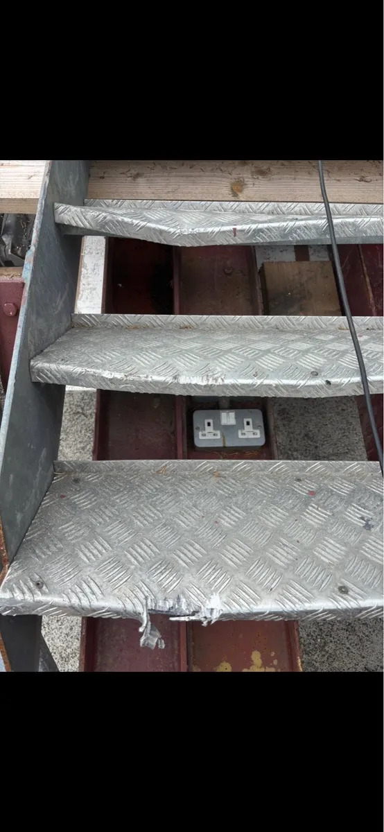Galvanised Steel Stairs used for mezzanine - Image 3