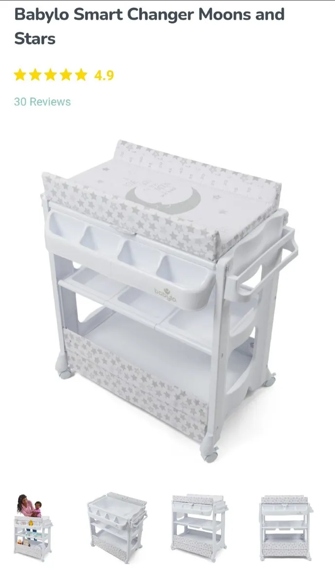 Babylo Baby Changing Table / Unit with Bath - Image 1