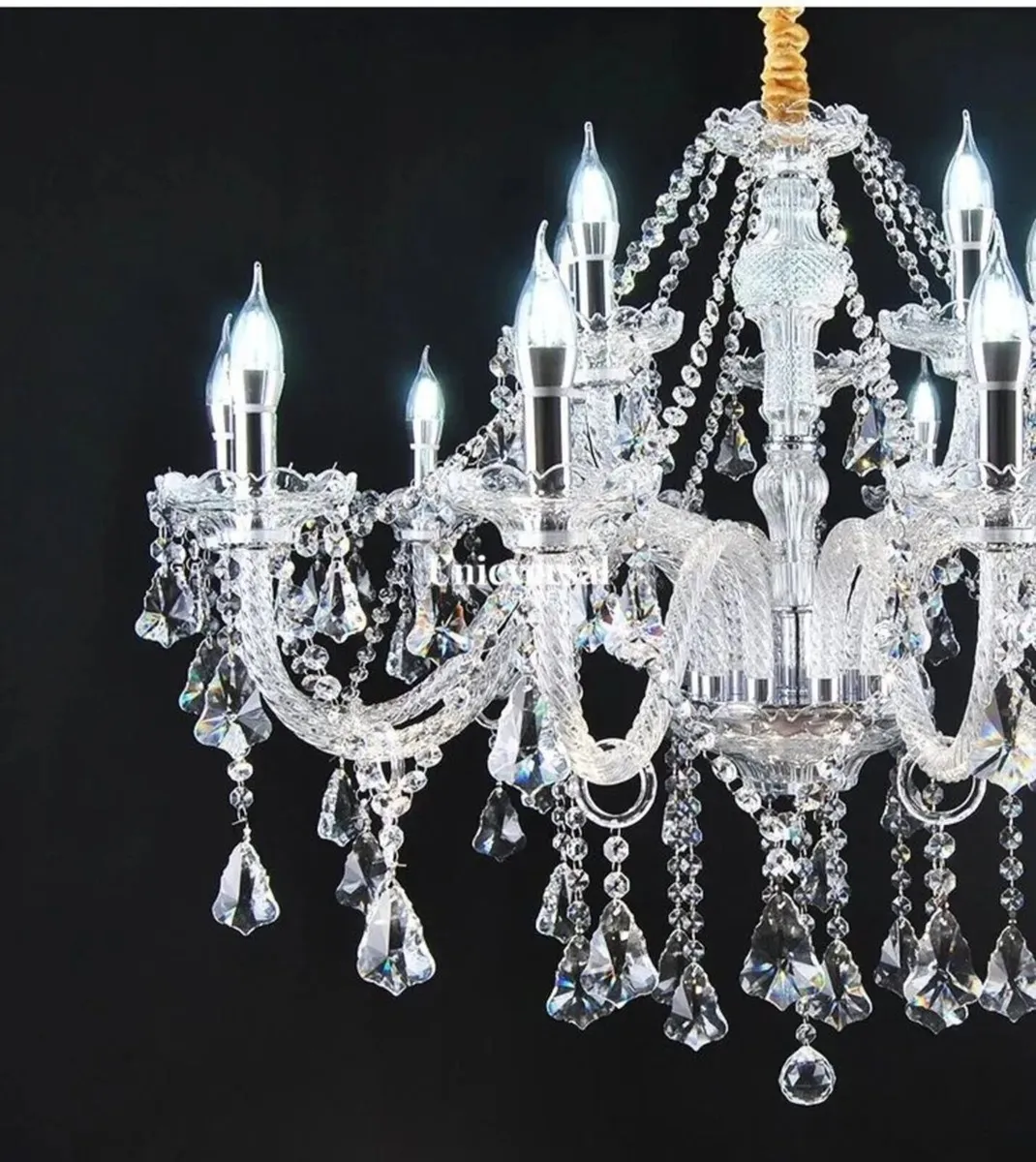 10 Light Elegant Crystal Chandelier for Home - Image 4