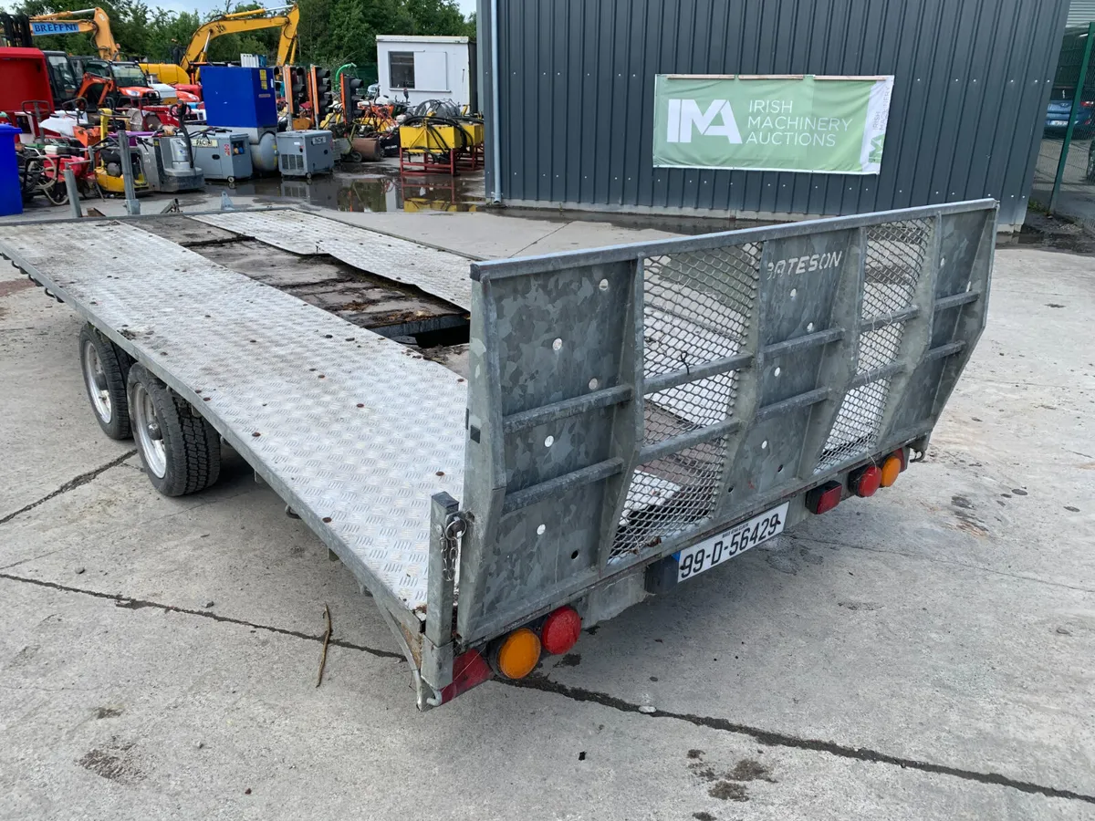 NO RESERVE BATESON DOUBLE AXLE TRANSPORTER TRAILER - Image 3