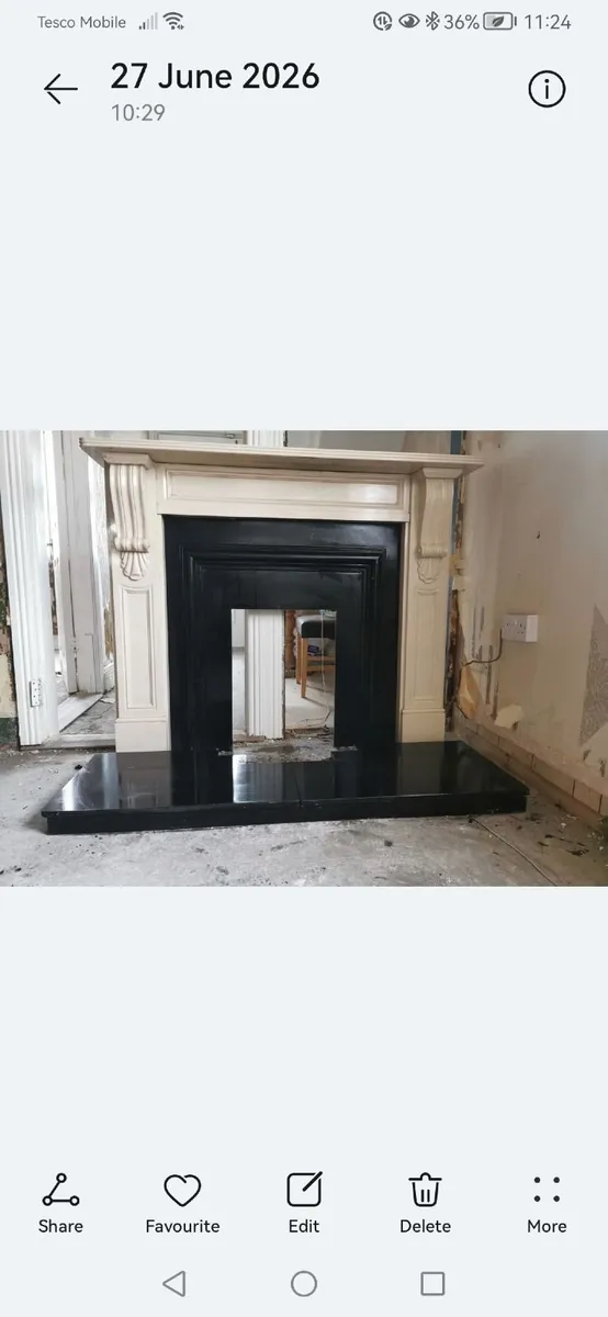 Marble fireplace - Image 1