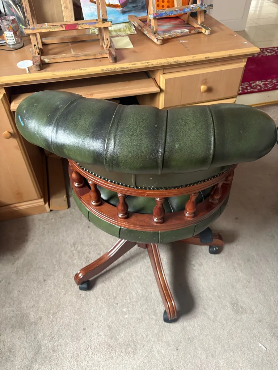 Antique desk chair - Image 3