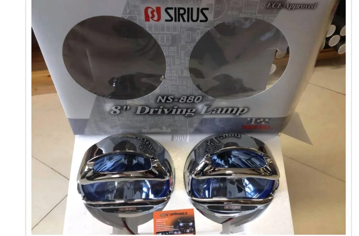 NS880 set of 8 inch Jeep/Van spotlights