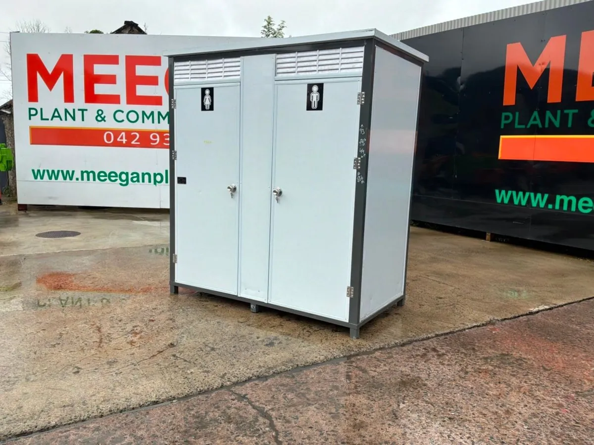 New / unused double toilet container cabins....... - Image 1