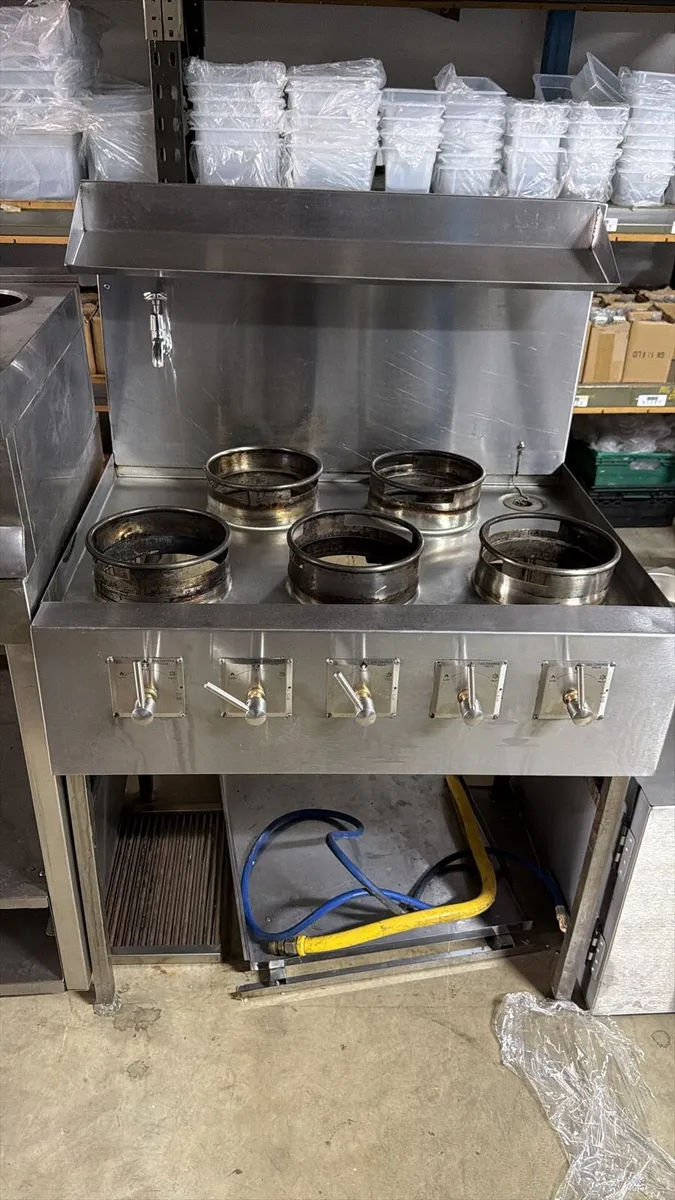 5 Burner Chinese Wok