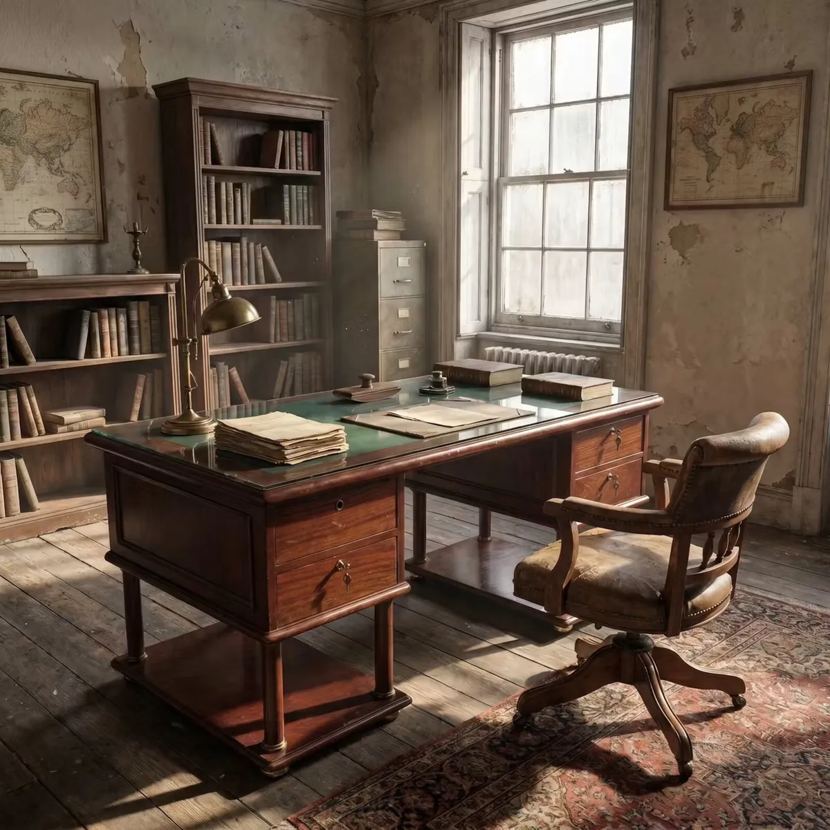 Nice desk from about 1950's. - Image 1