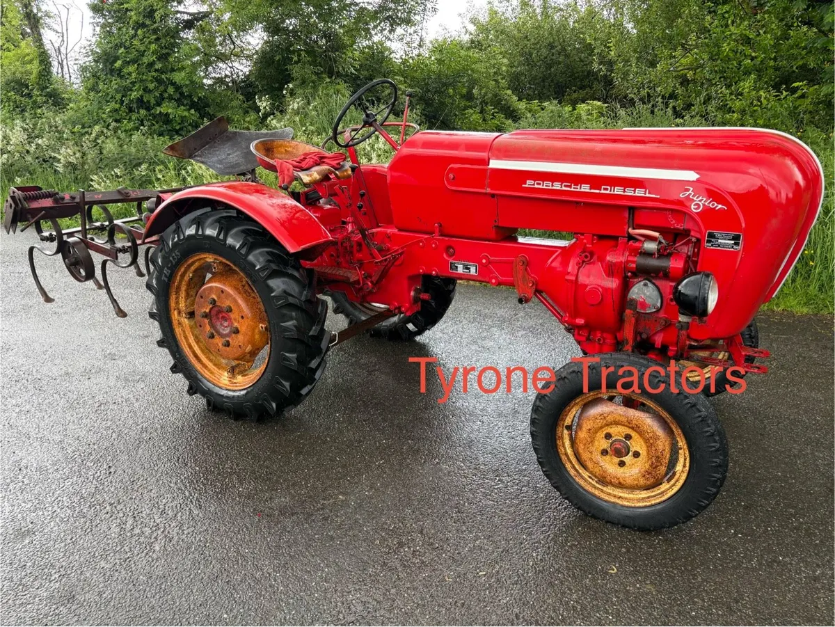 Porsche Diesel Junior 108 with plough - Image 1