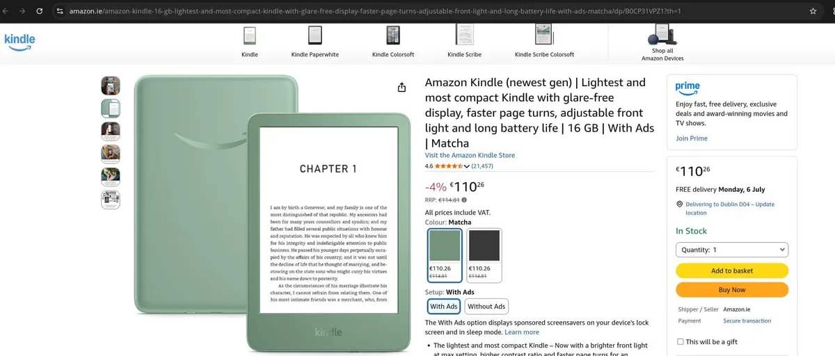 Amazon Kindle (2024, Newest Gen) 16GB - Image 2