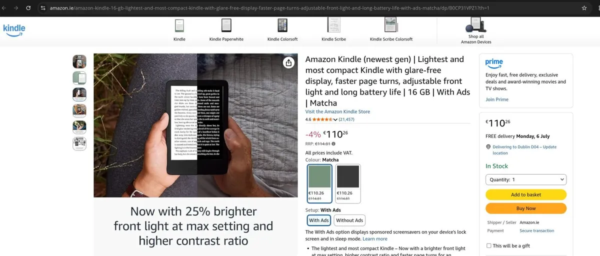 Amazon Kindle (2024, Newest Gen) 16GB - Image 3