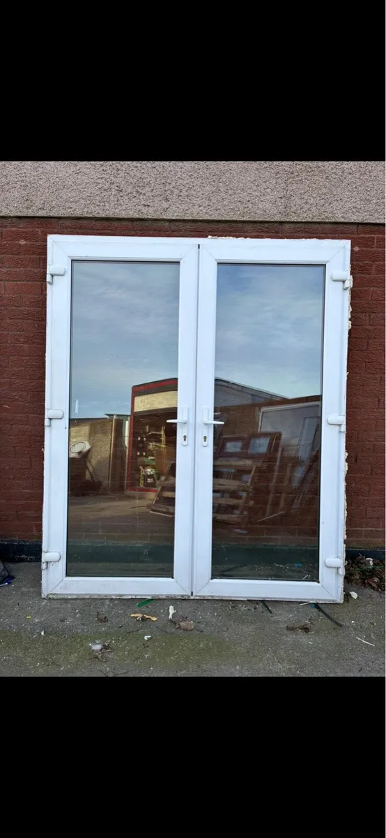 HIGH QUALITY UPVC FRENCH DOUBLE DOORS
