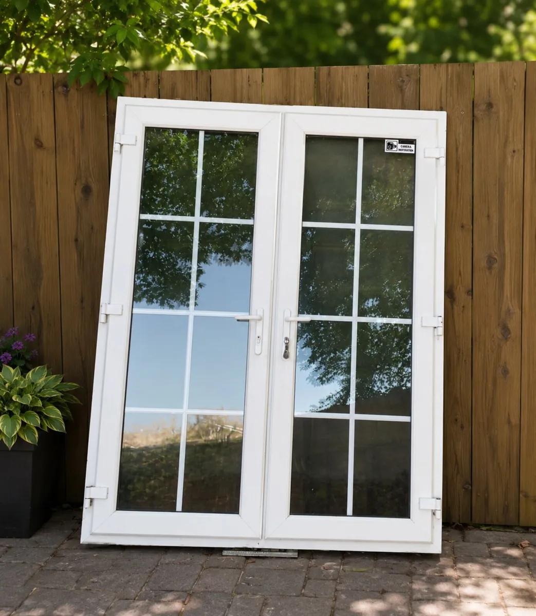 HIGH QUALITY UPVC FRENCH DOUBLE DOORS FOR SAL