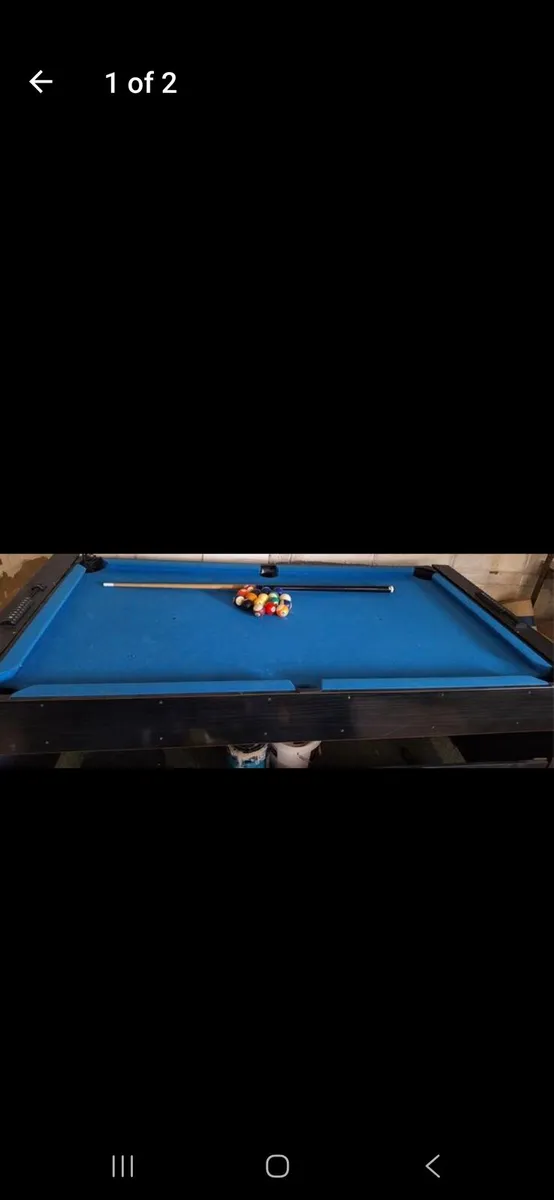 2 in 1 pool (snooker) table and air hockey - Image 2