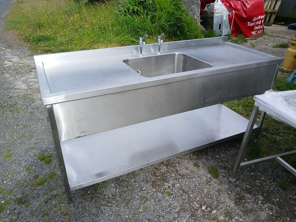 Staneless steel cabbinet sink unit complete - Image 3