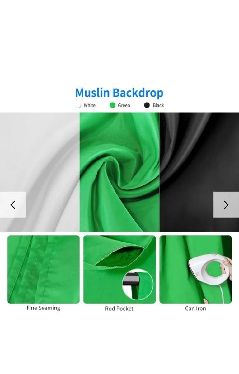 Neewer Photography Background and Lighting Kit - Image 3
